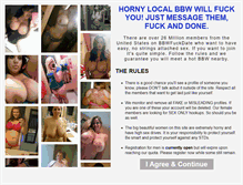 Tablet Screenshot of bbwfuckdate.net